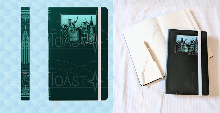 Custom Notebook cover and spine